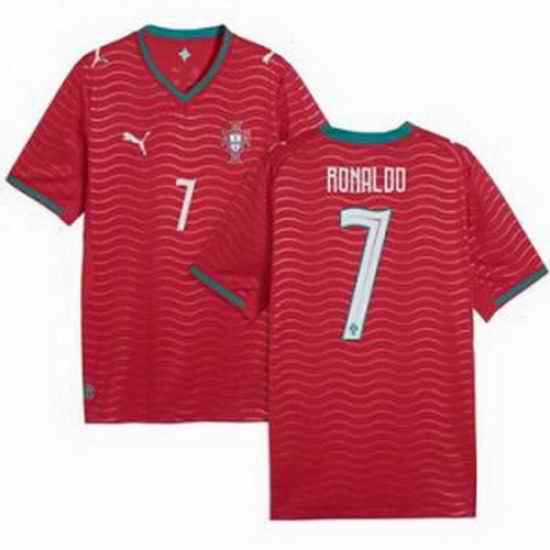 Youth 7 Portugal Cristiano Ronaldo Home Replica Jersey   1